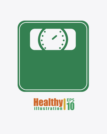 Fitness design over white background, vector illustrationのイラスト素材