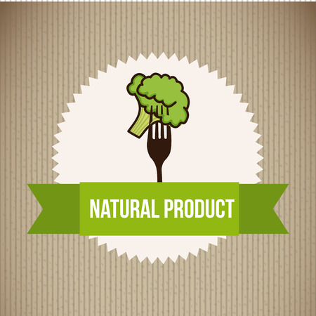 Label design over beige background, vector illustrationのイラスト素材