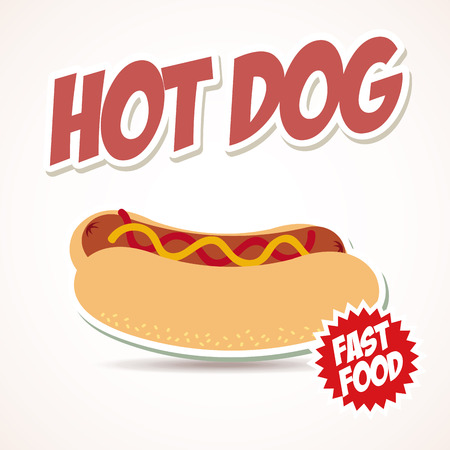 Food design over white background, vector illustrationのイラスト素材