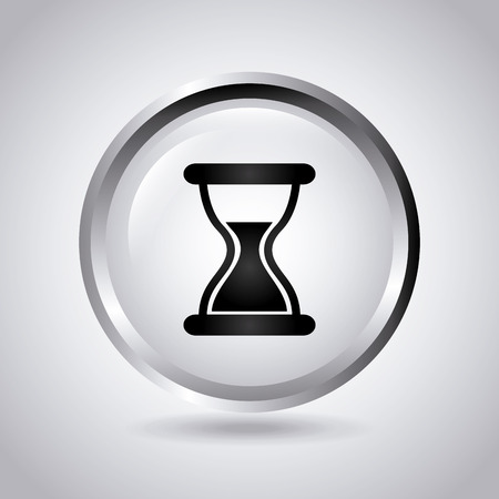time design over gray background vector illustrationのイラスト素材