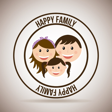 family design over gray background vector illustrationのイラスト素材