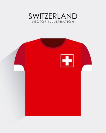 Swiss design over gray background illustrationのイラスト素材