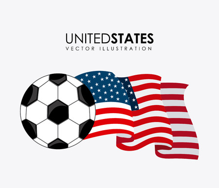 Sport design over white background, illustrationのイラスト素材