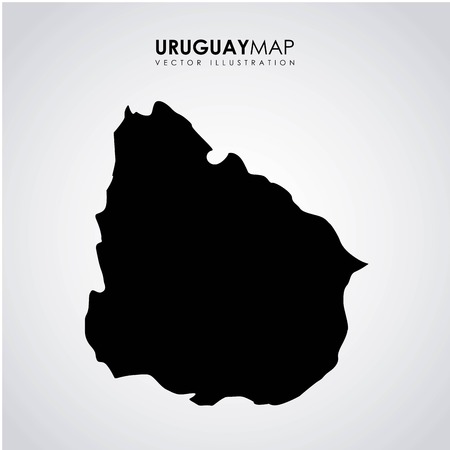 Uruguay design over gray background, illustrationのイラスト素材