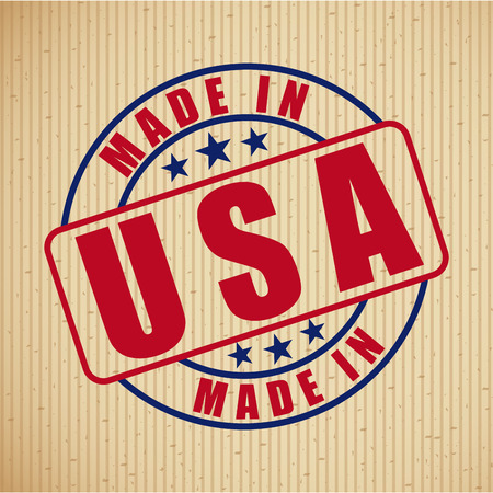 USA design over beige background, illustrationのイラスト素材