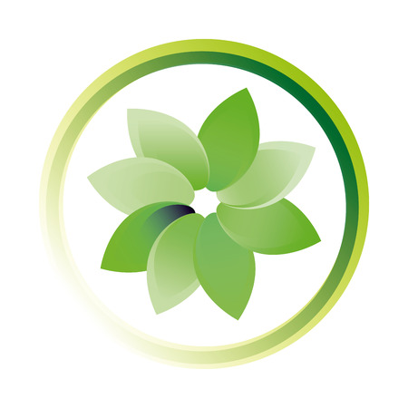 Ecology design over white background, illustrationのイラスト素材