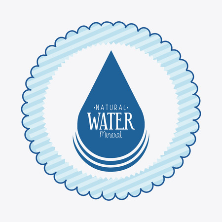 water design over white  background illustrationのイラスト素材