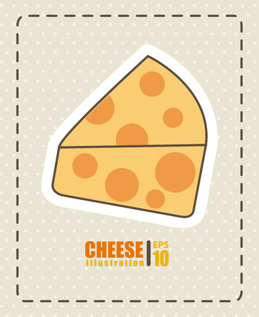 food design over dotted background vector illustrationのイラスト素材