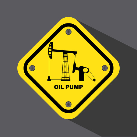 oil pump design over gray background vector illustrationのイラスト素材