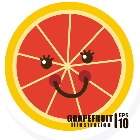 fruits design over  white background vector illustrationのイラスト素材