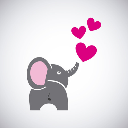 animal design over gray background vector illustrationのイラスト素材