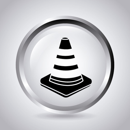 under construction design over gray background vector illustrationのイラスト素材