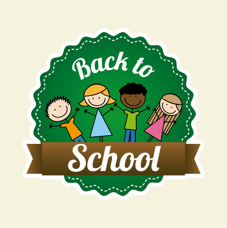 school design over white background vector illustrationのイラスト素材