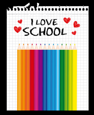 school design over black background vector illustrationのイラスト素材