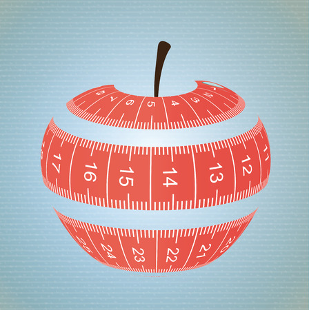 fruits design over blue  background vector illustrationのイラスト素材