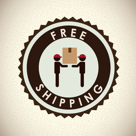 delivery design over  gray background vector illustrationのイラスト素材