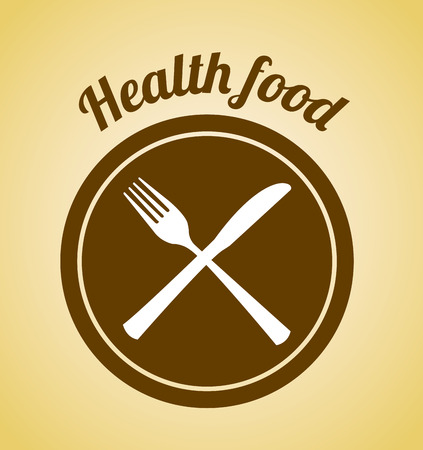 Food design over beige background, vector illustrationのイラスト素材