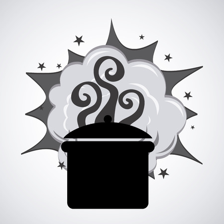 Food design over white background, vector illustrationのイラスト素材