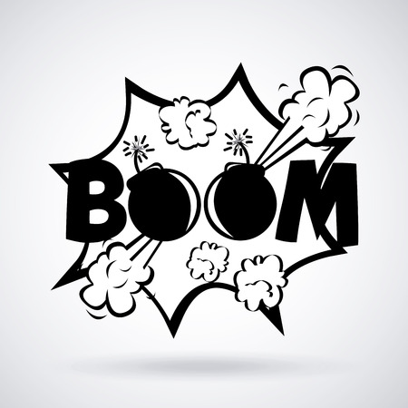 Pop art design over gray background, vector illustrationのイラスト素材