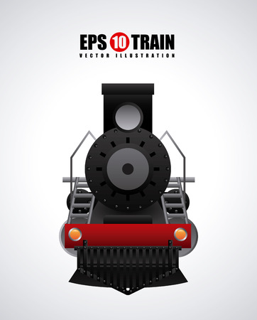 train design over gray  background vector illustrationのイラスト素材