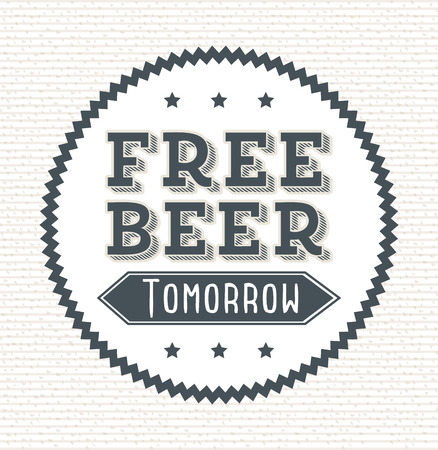beer design over white background vector illustrationのイラスト素材