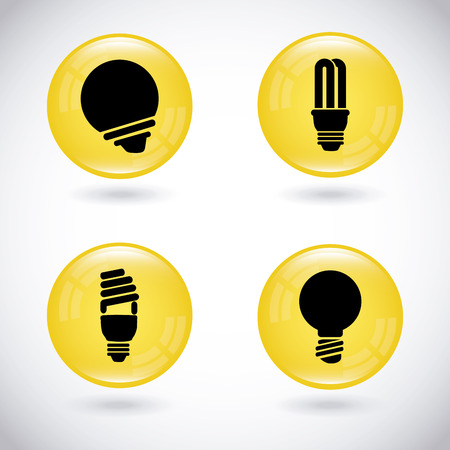 bulb design over gray background vector illustrationのイラスト素材
