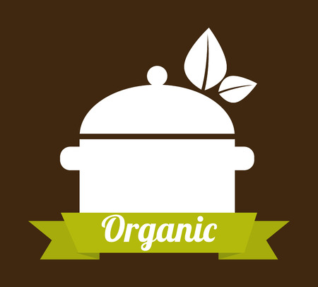 food design over brown background vector illustrationのイラスト素材