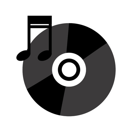 Music design over white background, vector illustrationのイラスト素材
