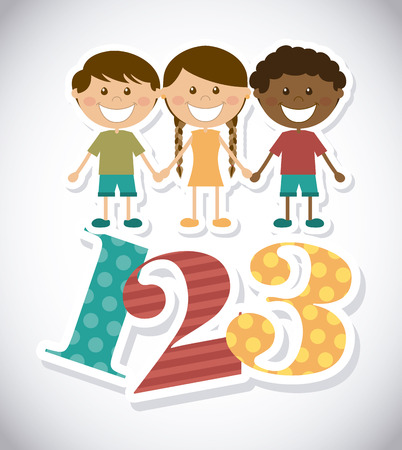 school design over gray background vector illustrationのイラスト素材