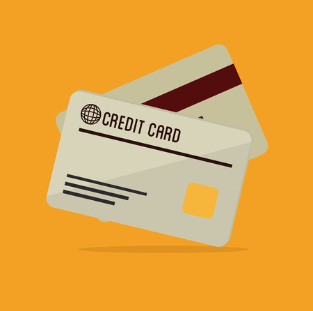 Money design over yellow background, vector illustrationのイラスト素材