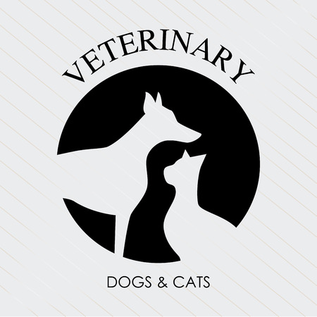 Pet design over gray background, vector illustrationのイラスト素材
