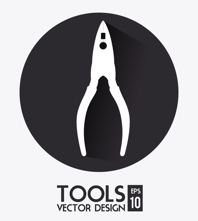 Construction design over white background, vector illustrationのイラスト素材