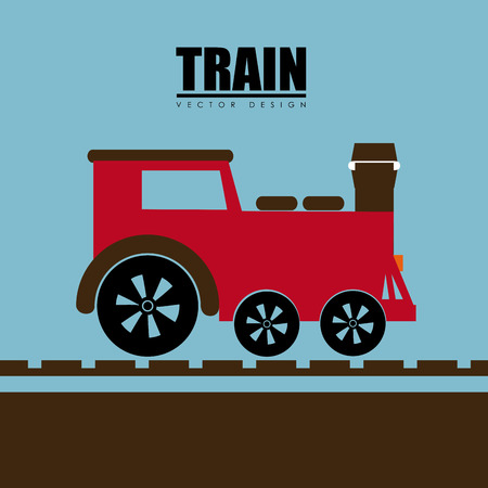 Transport design over blue background, vector illustrationのイラスト素材