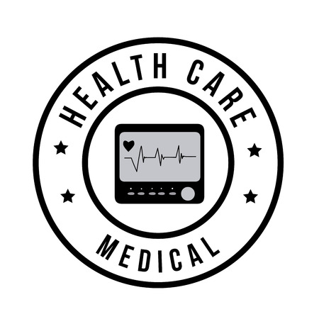 Medical design over white background, vector illustrationのイラスト素材