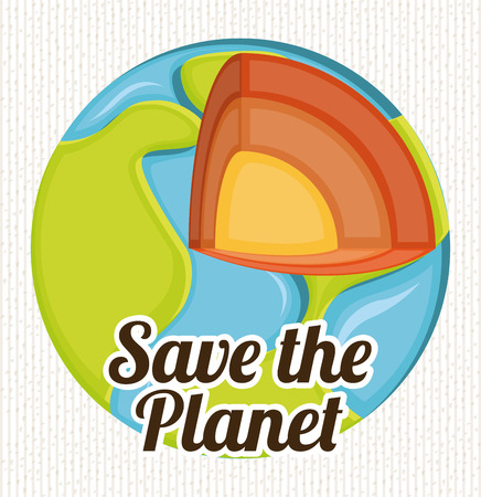 environmental design over white  background vector illustration のイラスト素材