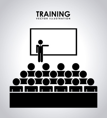 training design over gray background vector illustrationのイラスト素材