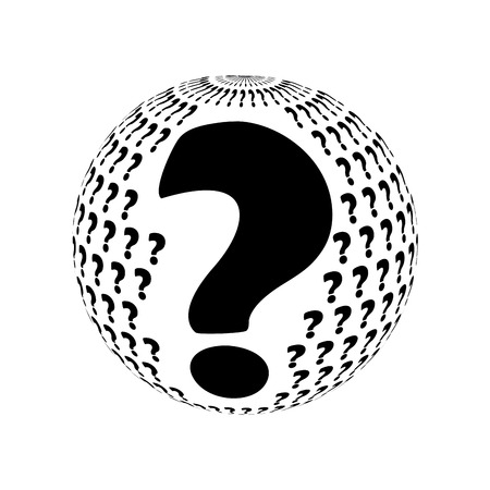 question design over white background vector illustrationのイラスト素材
