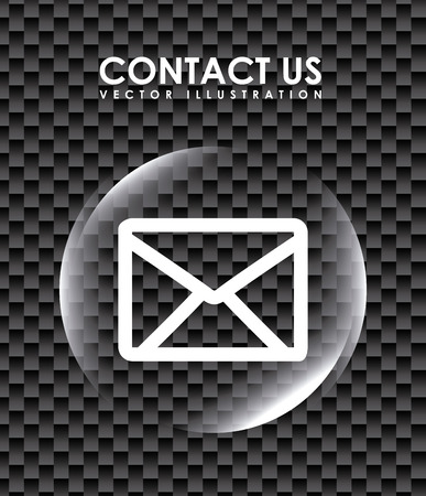 communication design over gray background vector illustrationのイラスト素材