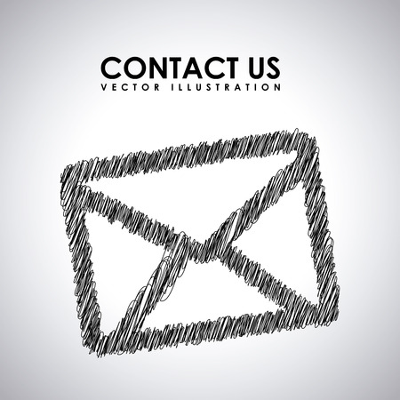 communication design over gray background vector illustrationのイラスト素材