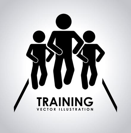 training design over gray background vector illustrationのイラスト素材