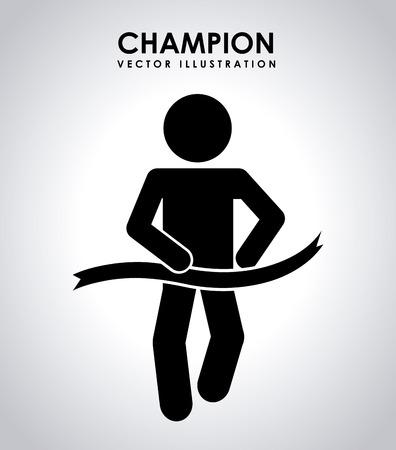 sport design over gray background vector illustrationのイラスト素材