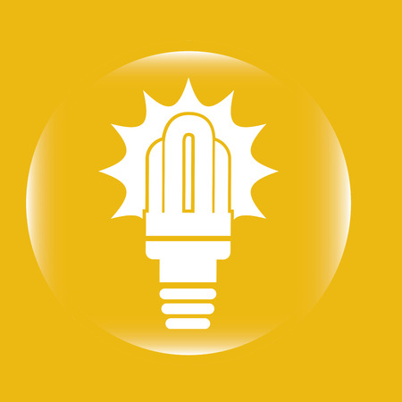 energy design over yellow  background vector illustrationのイラスト素材