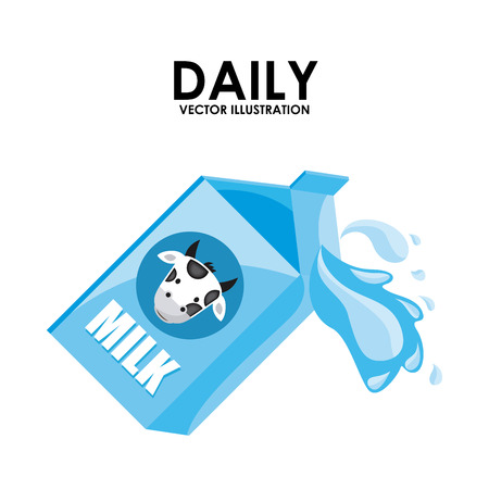 milk design over white background vector illustrationのイラスト素材