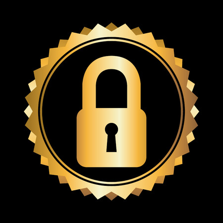 insurance design over  black background vector illustrationのイラスト素材