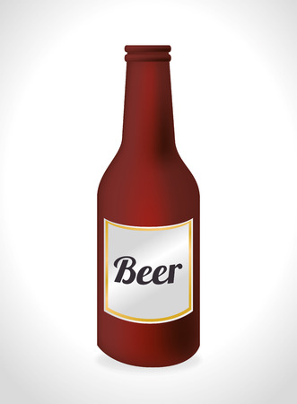 Beer design over white background, vector illustrationのイラスト素材