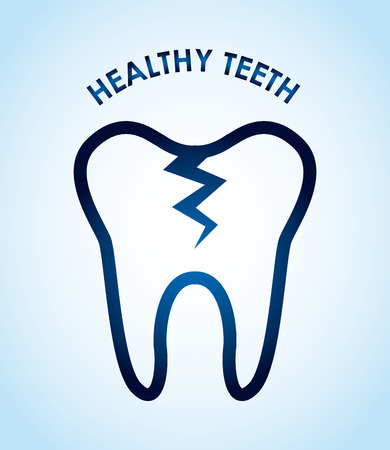 dental design over blue background vector illustrationのイラスト素材
