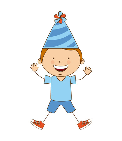 birthday design over white background vector illustrationのイラスト素材
