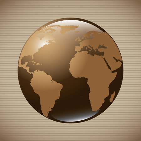 global design over beige background, vector illustrationのイラスト素材