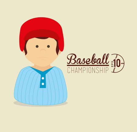 Sport design over beige background, vector illustrationのイラスト素材