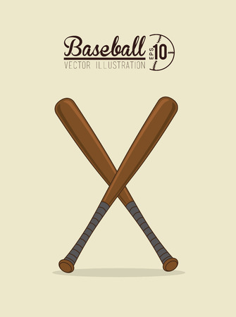 Sport design over beige background, vector illustrationのイラスト素材